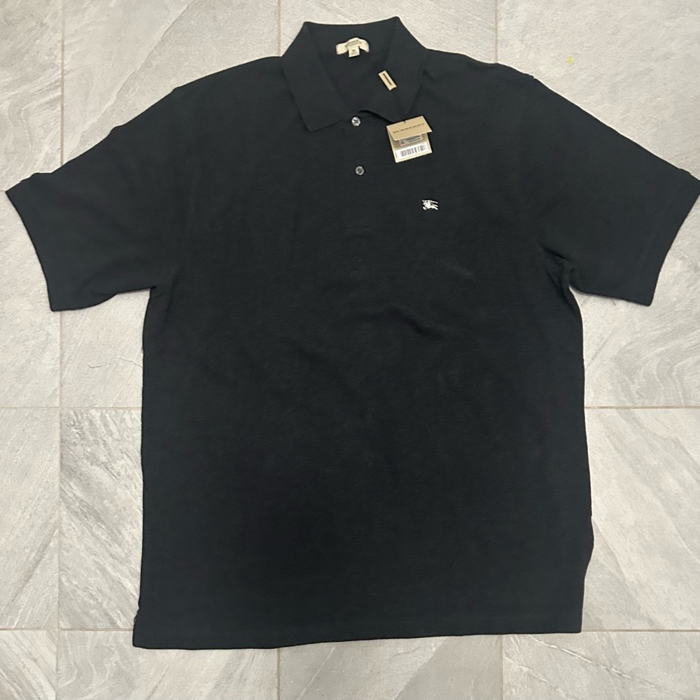 NWT Burberry Polo - Dark gray- XL